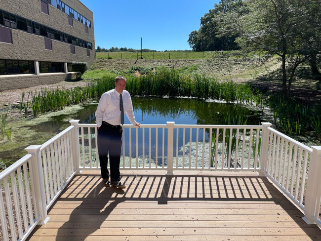 Renovation of the Science Pond Provides Chelmsford Public