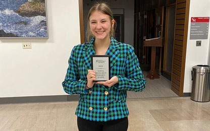 Sophomore Sophia Roy Qualifies for NSDA National Speech and Debate  Tournament - Chelmsford High School