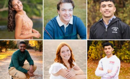 Chelmsford High School’s Students of the Month for April 2025 are, clockwise from top left, Amiyah Milona, Michael Cunningham, Said Sadat, Zubair Sadat, Jillian Martin and Andrew Barber.