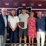 The 38th annual recipient of the John R. Carson Memorial Scholarship is Xavier May.