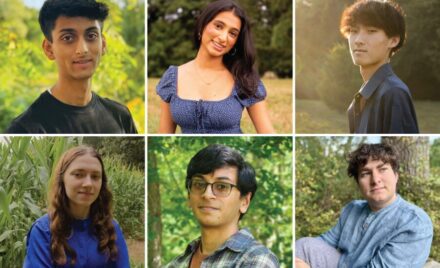 The Chelmsford High School Students of the Month for September 2025 are, clockwise from top left, Adhyayan Gupta, Samhita Badhri, Ethan Jiang, Jacob Lazar, Soham Mayani and Kate Evans.