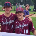 Finn Ramseyer, left, and Matthew Hall led Chelmsford High to a state baseball title last June.