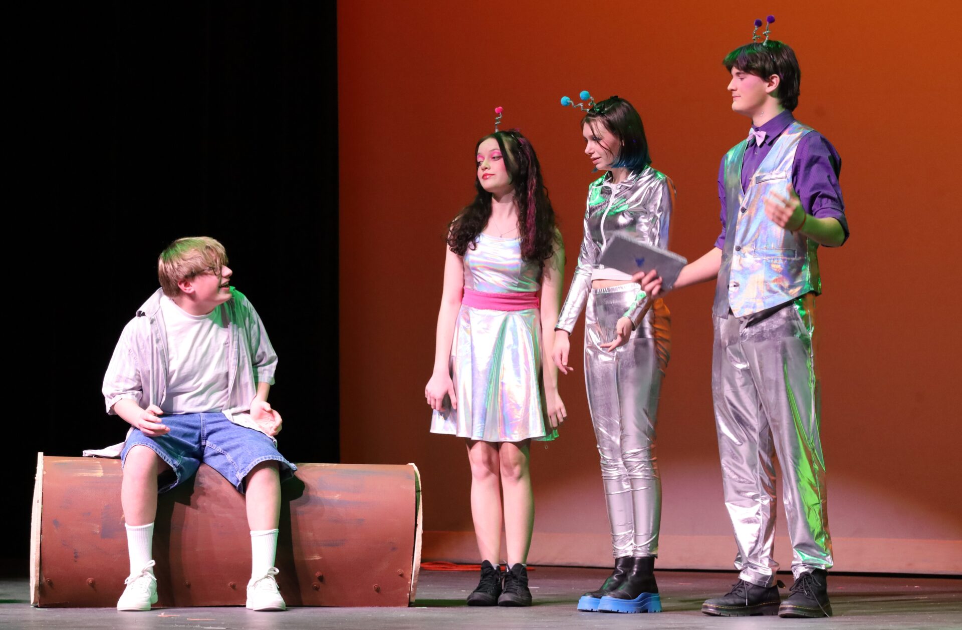 The CHS Theatre Guild held dress rehearsals for the children's play "How (Not) to be Human)" on Thursday, February 5, 2026.
