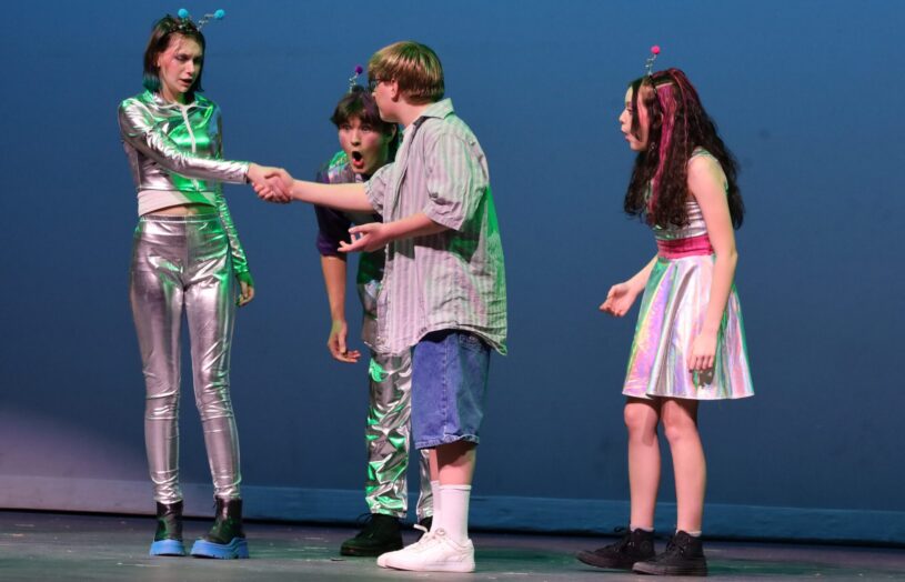 The CHS Theatre Guild held dress rehearsals for the children's play "How (Not) to be Human)" on Thursday, February 5, 2026.