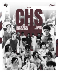 2026 CHS House Olympics Dodgeball Flyer