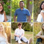 The Chelmsford High School Students of the Month for April 2026 are, clockwise from top left, Ava Boucher, Ayaan Srivastava, Misha Kapoor, Mia Troncoso, Michael Layes and Sara Antonitis.