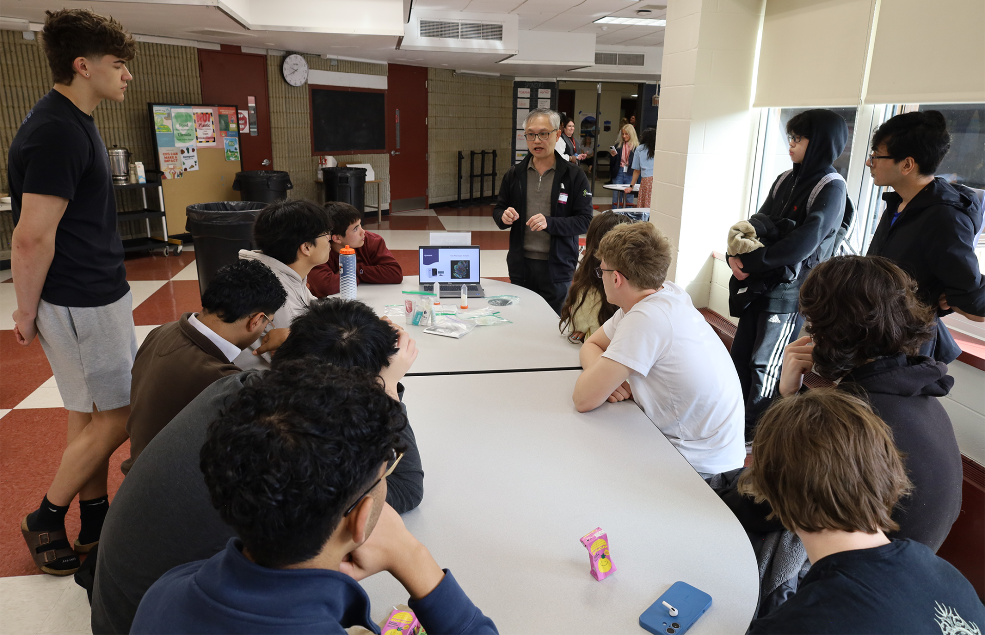 Chelmsford High School juniors attend the annual Career Exploration Breakfast, meeting with professionals to learn more about careers that interest them.