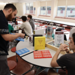 Chelmsford High School juniors attend the annual Career Exploration Breakfast, meeting with professionals to learn more about careers that interest them.