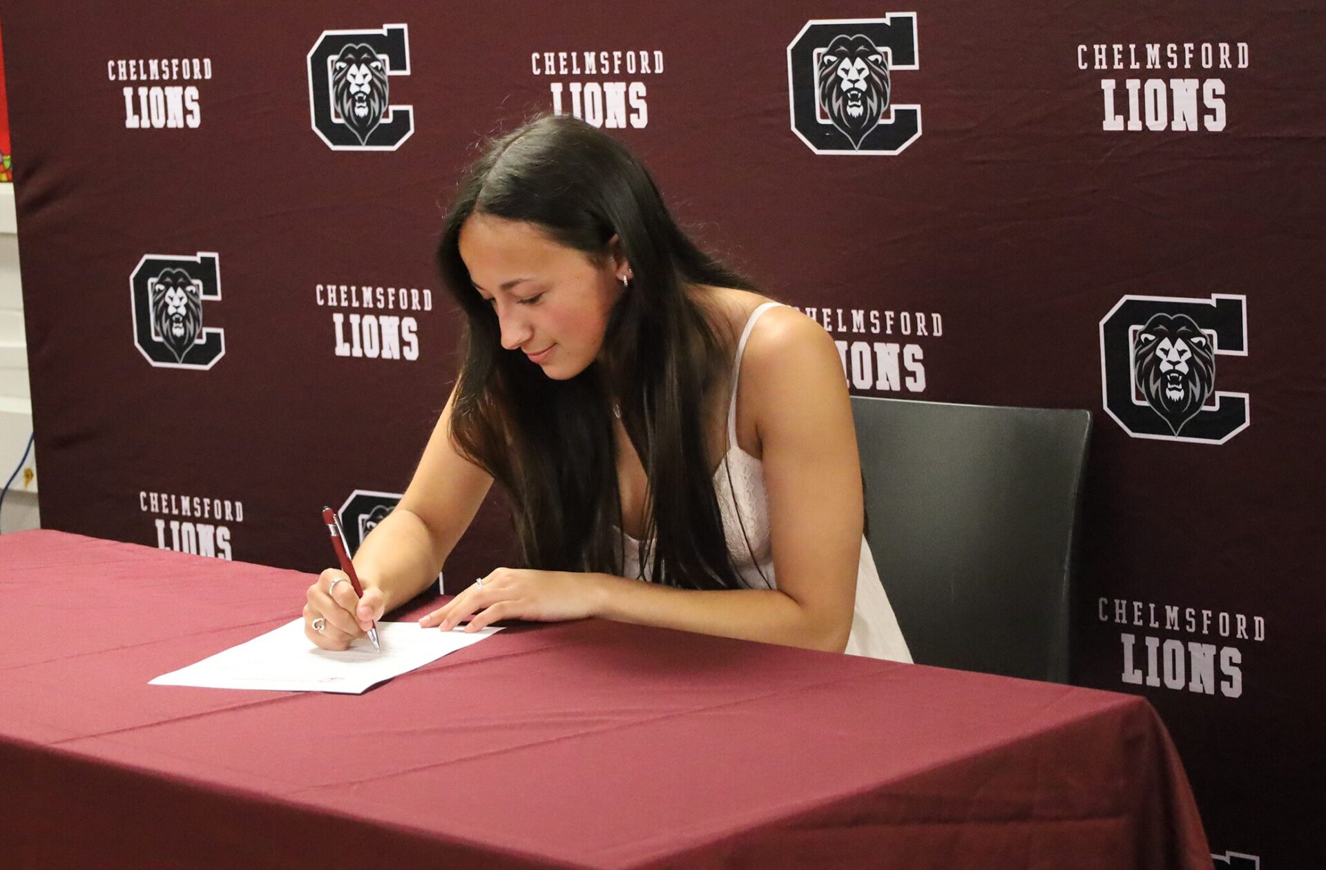 Amelia Keating was one of 18 Chelmsford High School seniors recognized during the Future Teachers Signing Day on Friday, May 22, 2026.