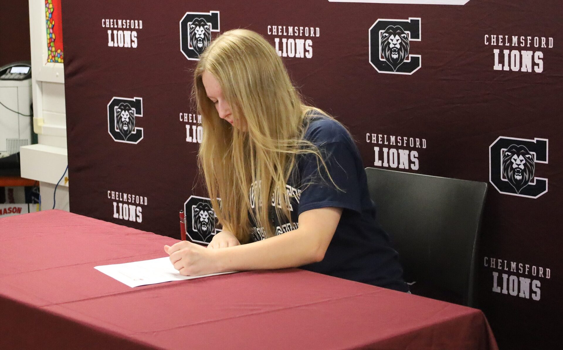 Arianna Parks was one of 18 Chelmsford High School seniors recognized during the Future Teachers Signing Day on Friday, May 22, 2026.