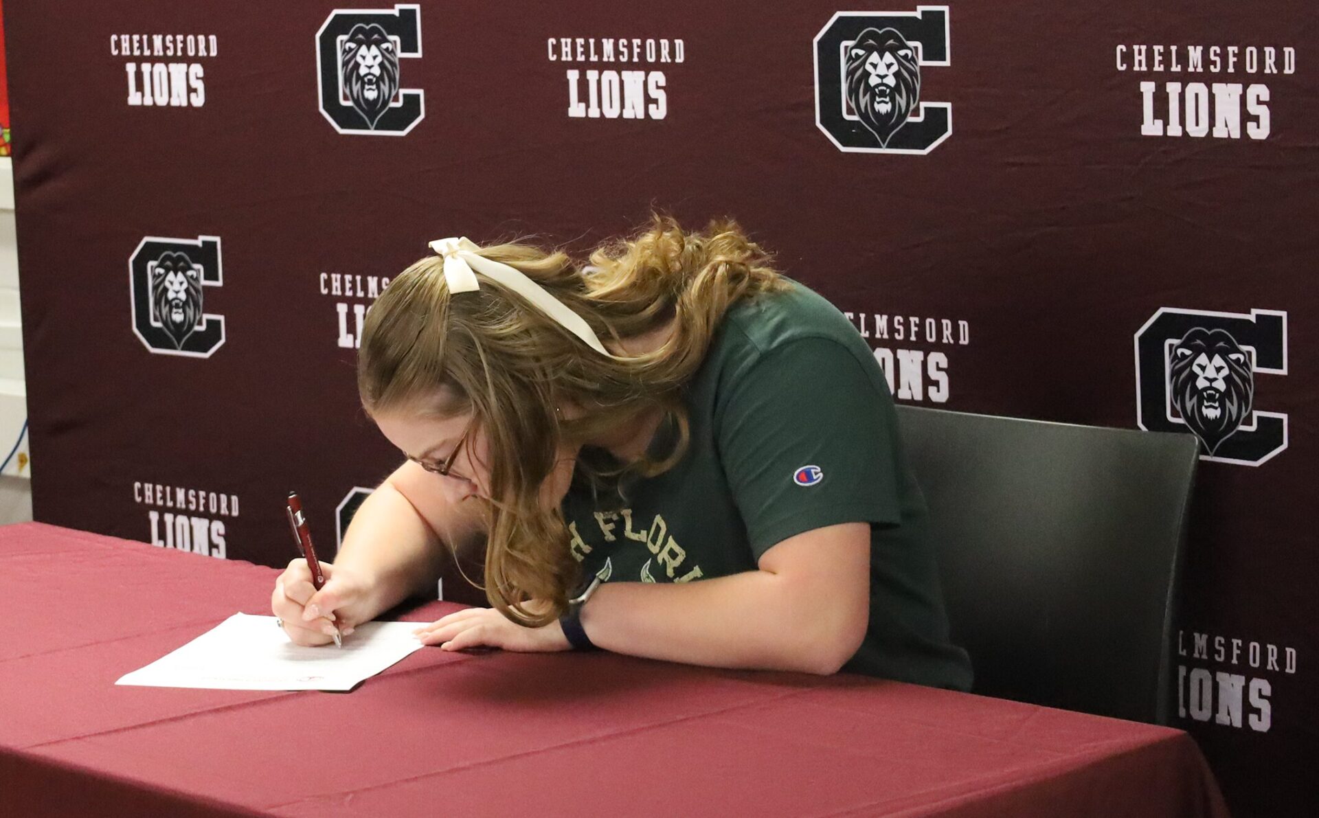 Cassandra Borowick was one of 18 Chelmsford High School seniors recognized during the Future Teachers Signing Day on Friday, May 22, 2026.