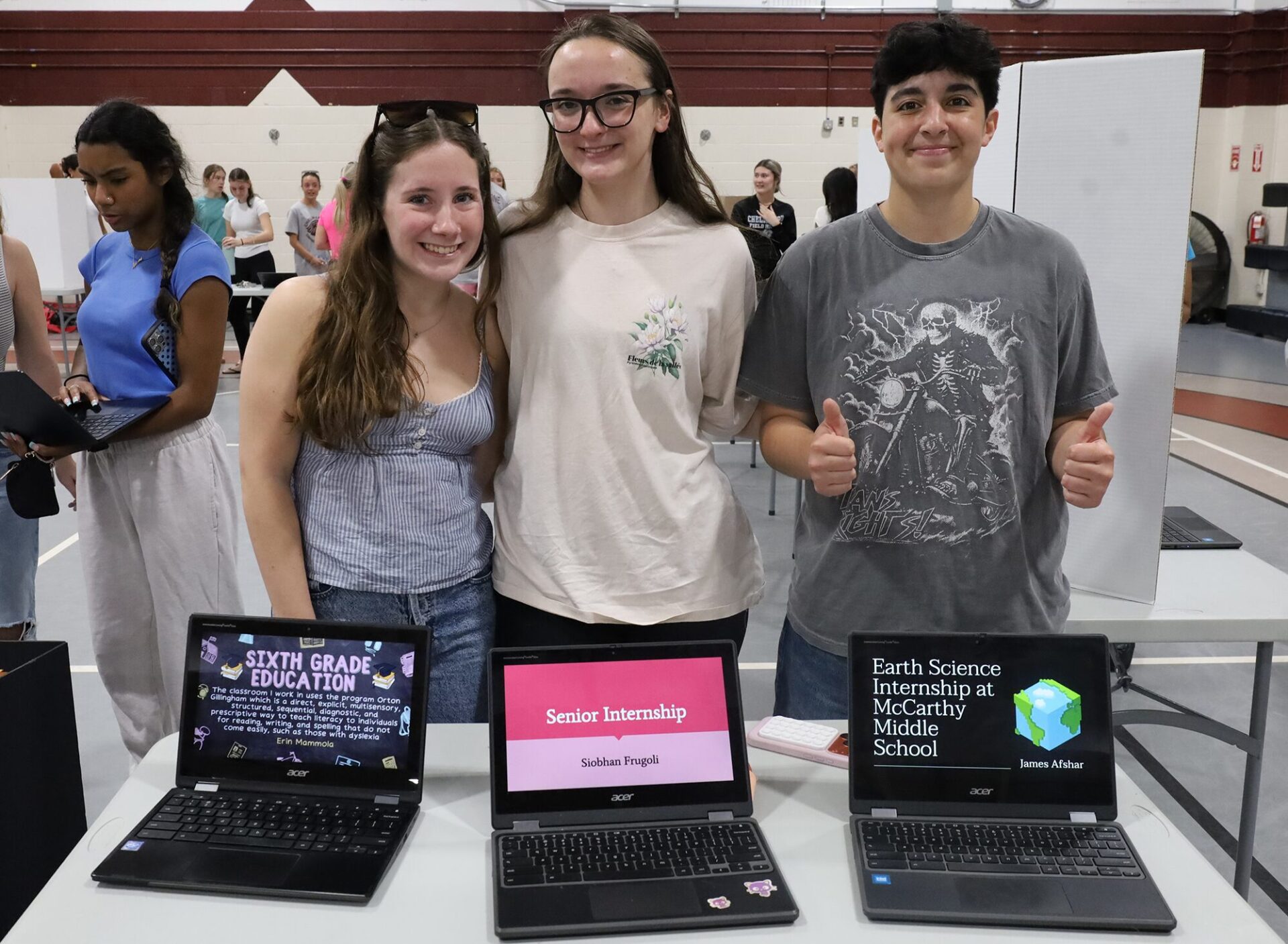 CHS Senior Internship Exhibition 2026 Chelmsford High School's Senior Internship Exhibition was held on Thursday, May 28, 2026. The event allows members of the senior class who held internships this spring to visually display their workplace experiences for the junior class and interested faculty.