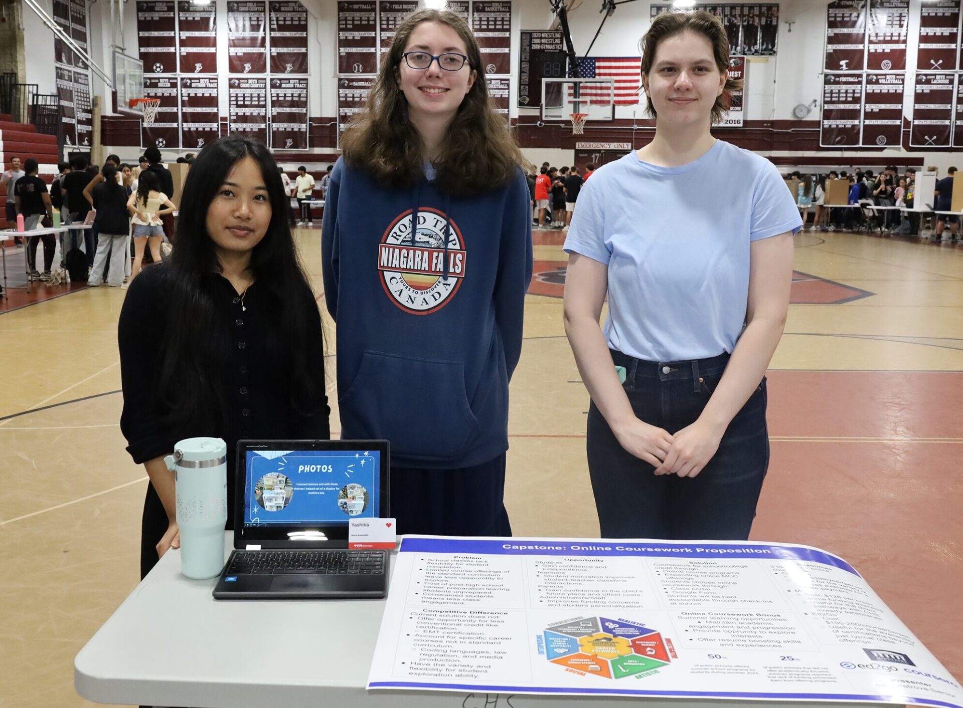 CHS Internship Exhibition 2026 Chelmsford High School's Senior Internship Exhibition was held on Thursday, May 28, 2026. The event allows members of the senior class who held internships this spring to visually display their workplace experiences for the junior class and interested faculty.