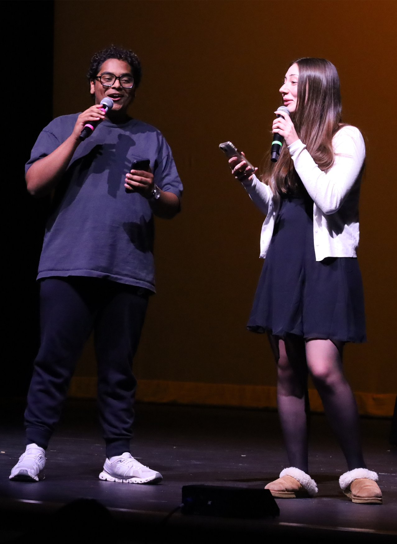 Members of the CHS Theatre Guild participate in a dress rehearsal for their Spring Cabaret production on Thursday, April 30, 2026.