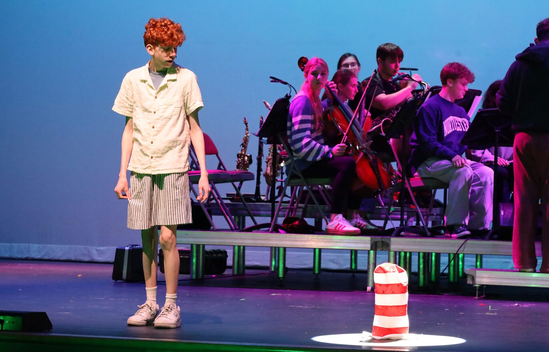 Members of the CHS Theatre Guild participate in a dress rehearsal for their Spring Cabaret production on Thursday, April 30, 2026.