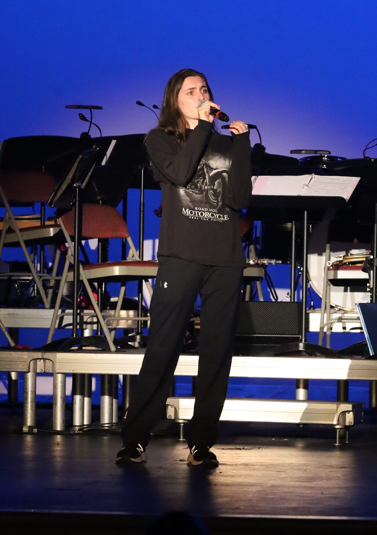 Members of the CHS Theatre Guild participate in a dress rehearsal for their Spring Cabaret production on Thursday, April 30, 2026.