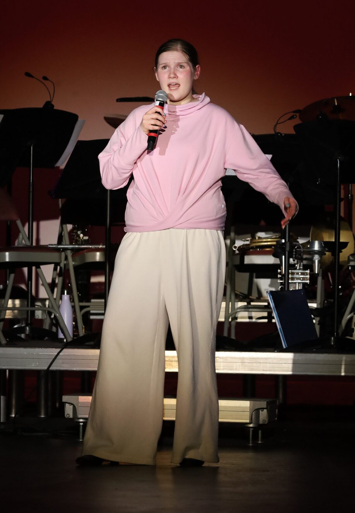 Members of the CHS Theatre Guild participate in a dress rehearsal for their Spring Cabaret production on Thursday, April 30, 2026.