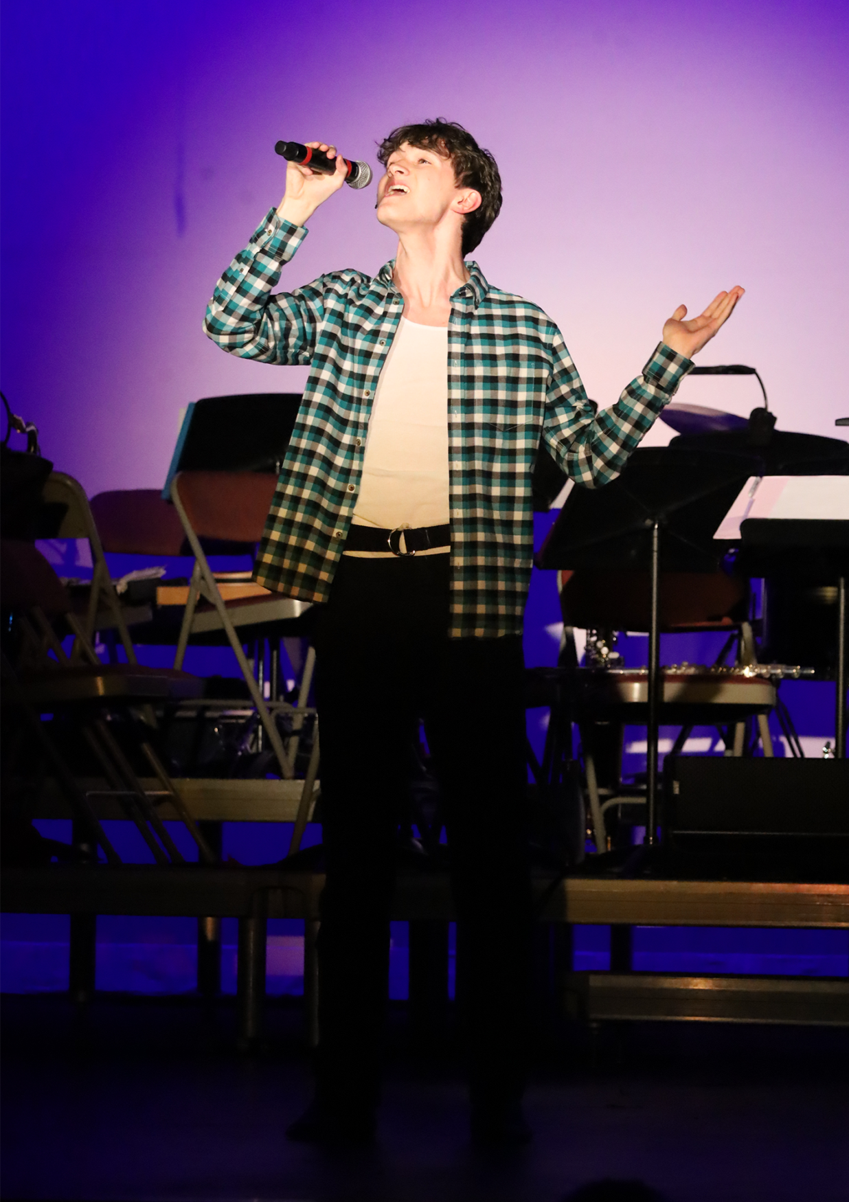 Members of the CHS Theatre Guild participate in a dress rehearsal for their Spring Cabaret production on Thursday, April 30, 2026.