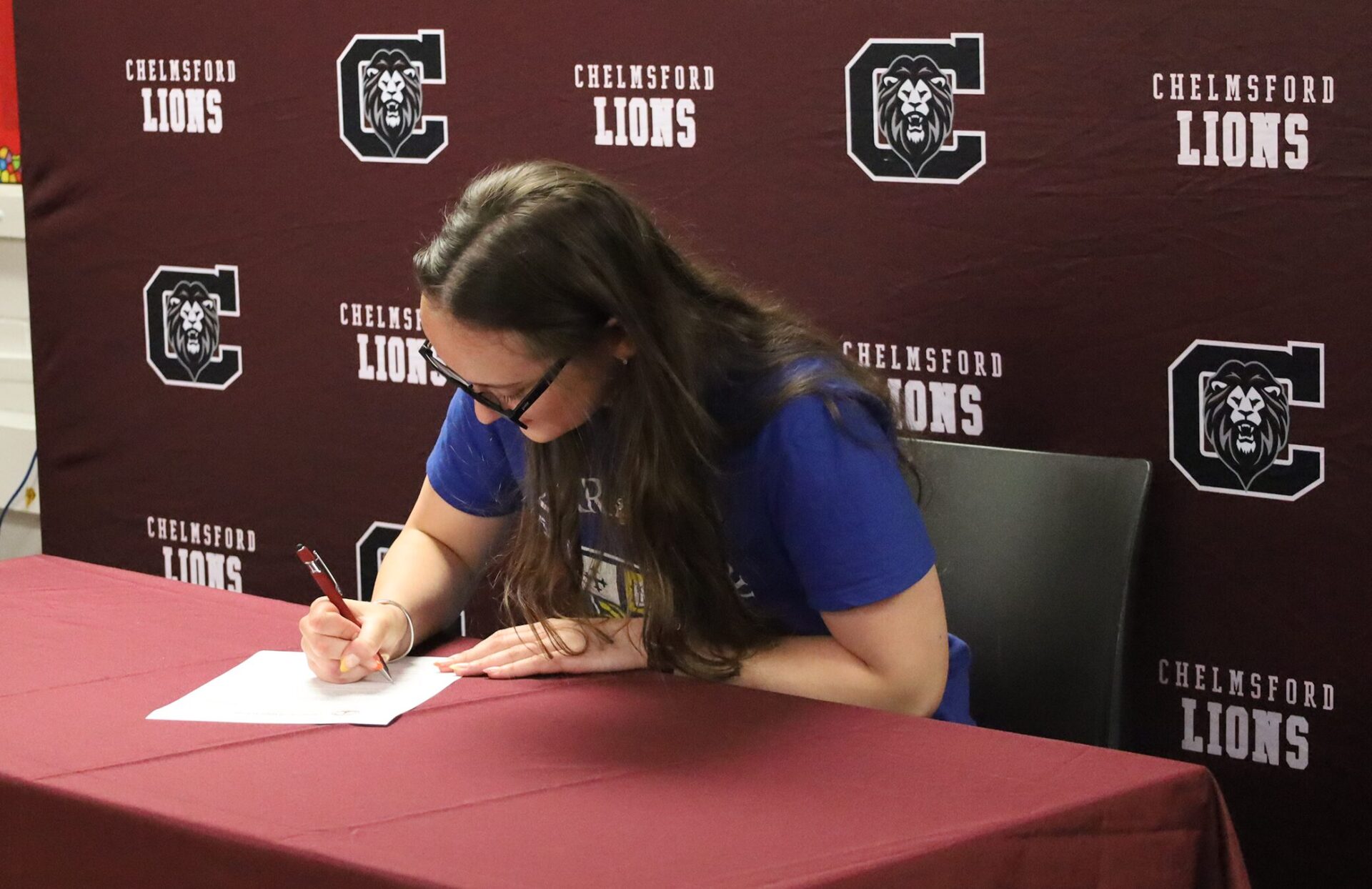 Siobhan Frugoli was one of 18 Chelmsford High School seniors recognized during the Future Teachers Signing Day on Friday, May 22, 2026.