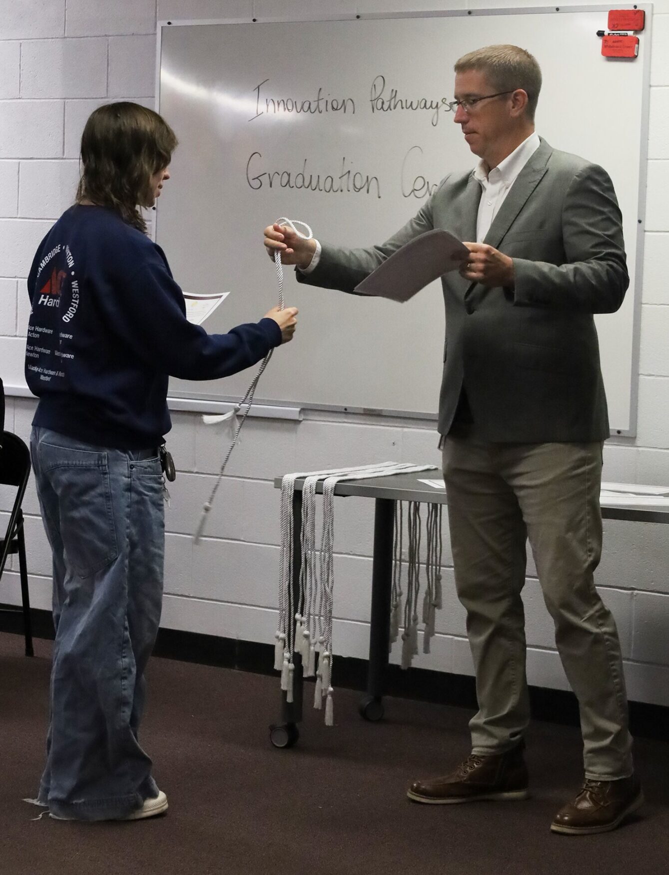 Abby Kenyon was one of 18 students who participated in the Chelmsford High School Innovation Pathways Graduation Ceremony on Thursday, May 28, 2026.