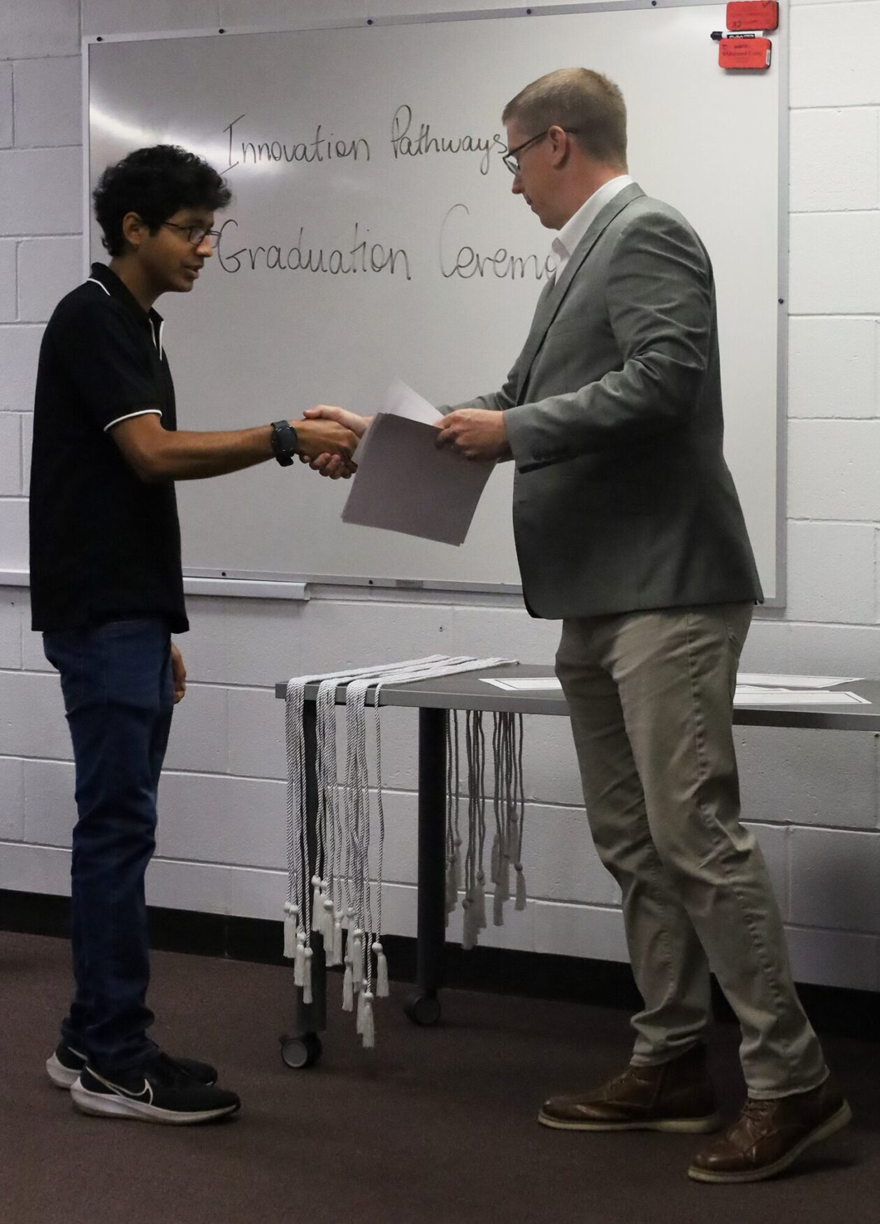 Agastya Bhatlapenumarthy was one of 18 students who participated in the Chelmsford High School Innovation Pathways Graduation Ceremony on Thursday, May 28, 2026.
