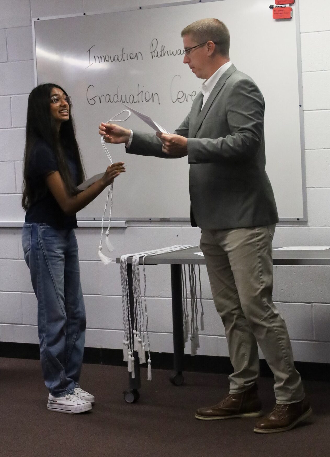 Athvika Varma was one of 18 students who participated in the Chelmsford High School Innovation Pathways Graduation Ceremony on Thursday, May 28, 2026.