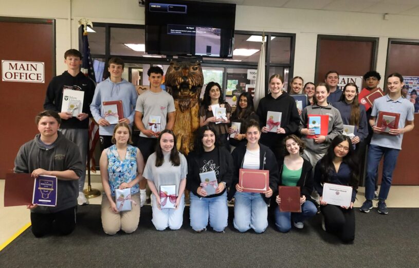 Junior Book Awards were presented to 21 members of Chelmsford High School's Class of 2027 on Monday, June 1, 2026.