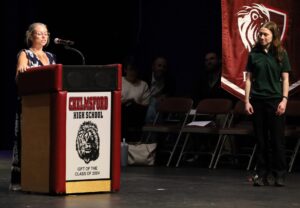 Katherine Evans was named the 2026 Chelmsford High School Student of the Year for Emerson House.
