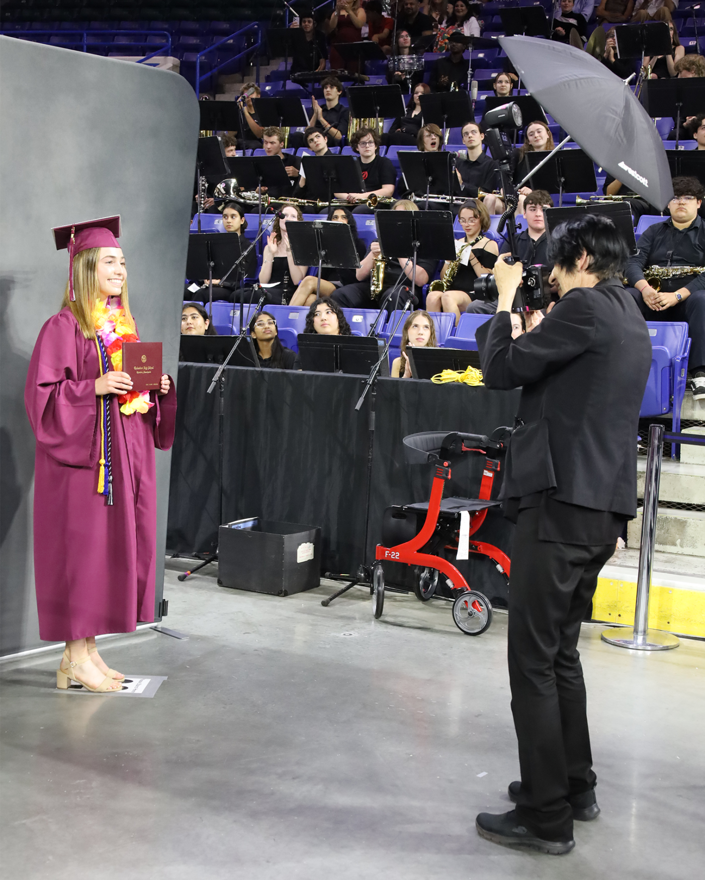 Grad Diploma Photos Students from the Chelmsford High School Class of 2026 posed for photos with their newly-acquired diplomas at Graduation on June 6, 2026.