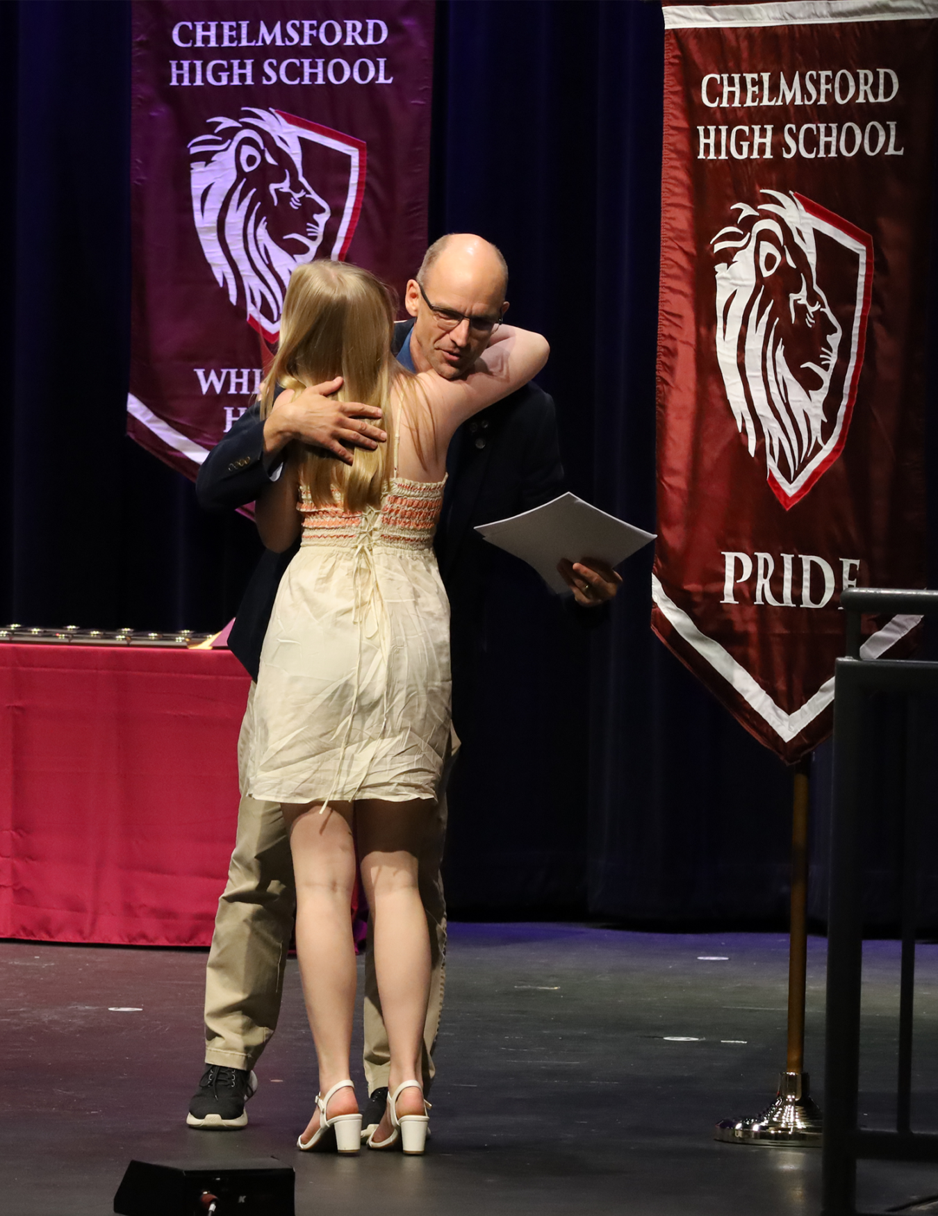 Members of Chelmsford High School's Class of 2026 are celebrated during Senior Awards Night on Thursday, May 28.