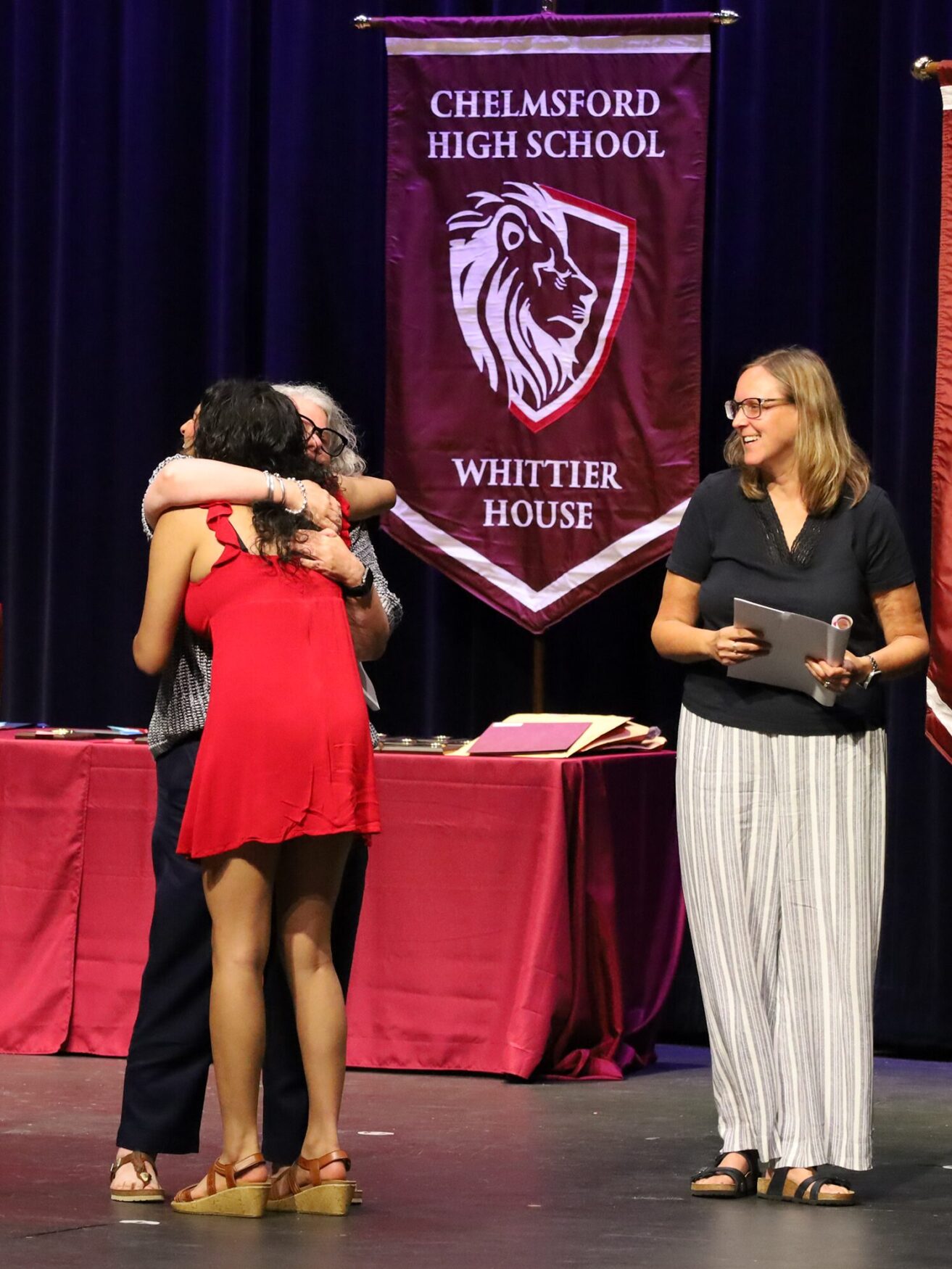 Members of Chelmsford High School's Class of 2026 are celebrated during Senior Awards Night on Thursday, May 28.