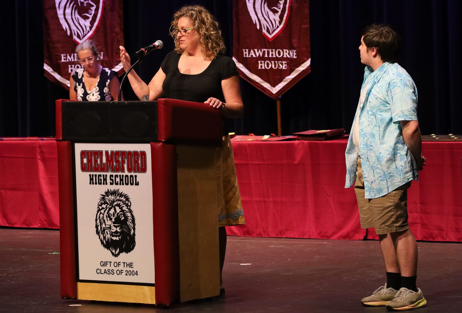 Members of Chelmsford High School's Class of 2026 are celebrated during Senior Awards Night on Thursday, May 28.