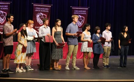 Members of Chelmsford High School's Class of 2026 receiving the Seal of Biliteracy were celebrated during Senior Awards Night on Thursday, May 28.