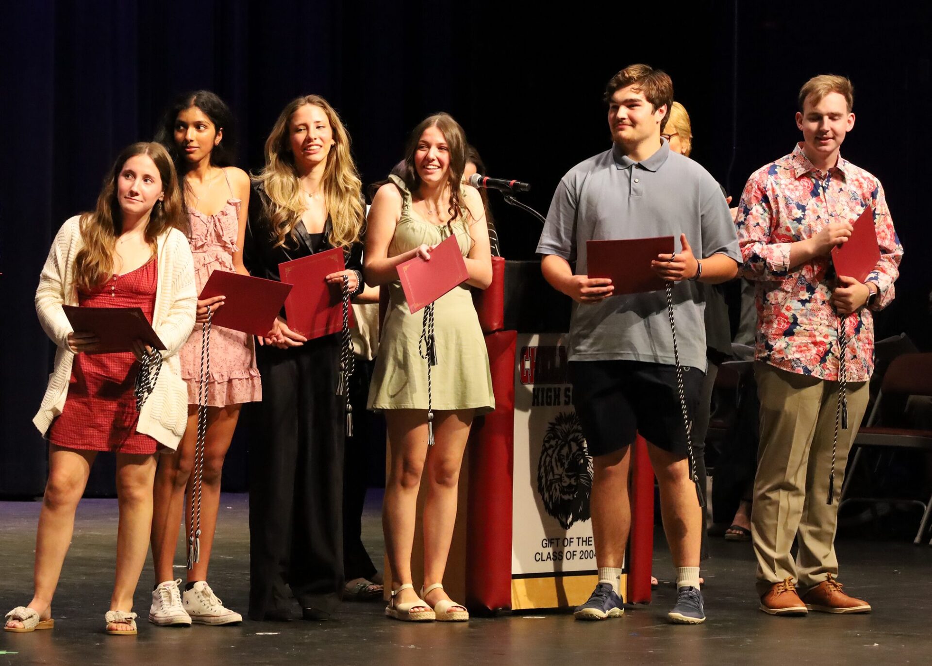 Members of Chelmsford High School's Class of 2026 are celebrated during Senior Awards Night on Thursday, May 28.