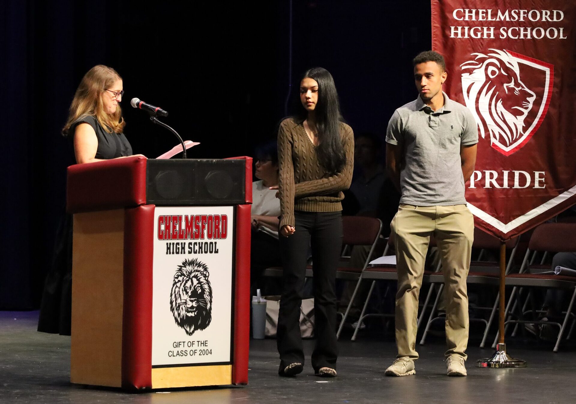 Members of Chelmsford High School's Class of 2026 are celebrated during Senior Awards Night on Thursday, May 28.