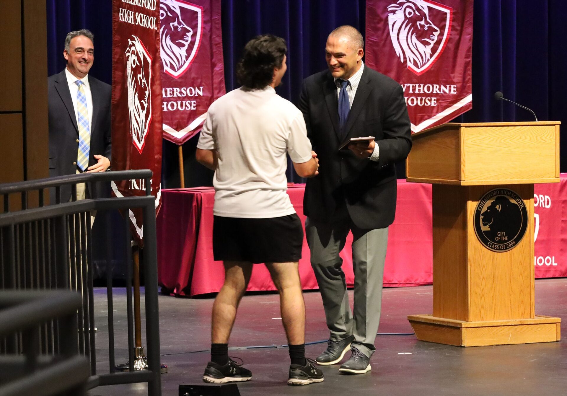 Members of Chelmsford High School's Class of 2026 are celebrated during Senior Awards Night on Thursday, May 28.
