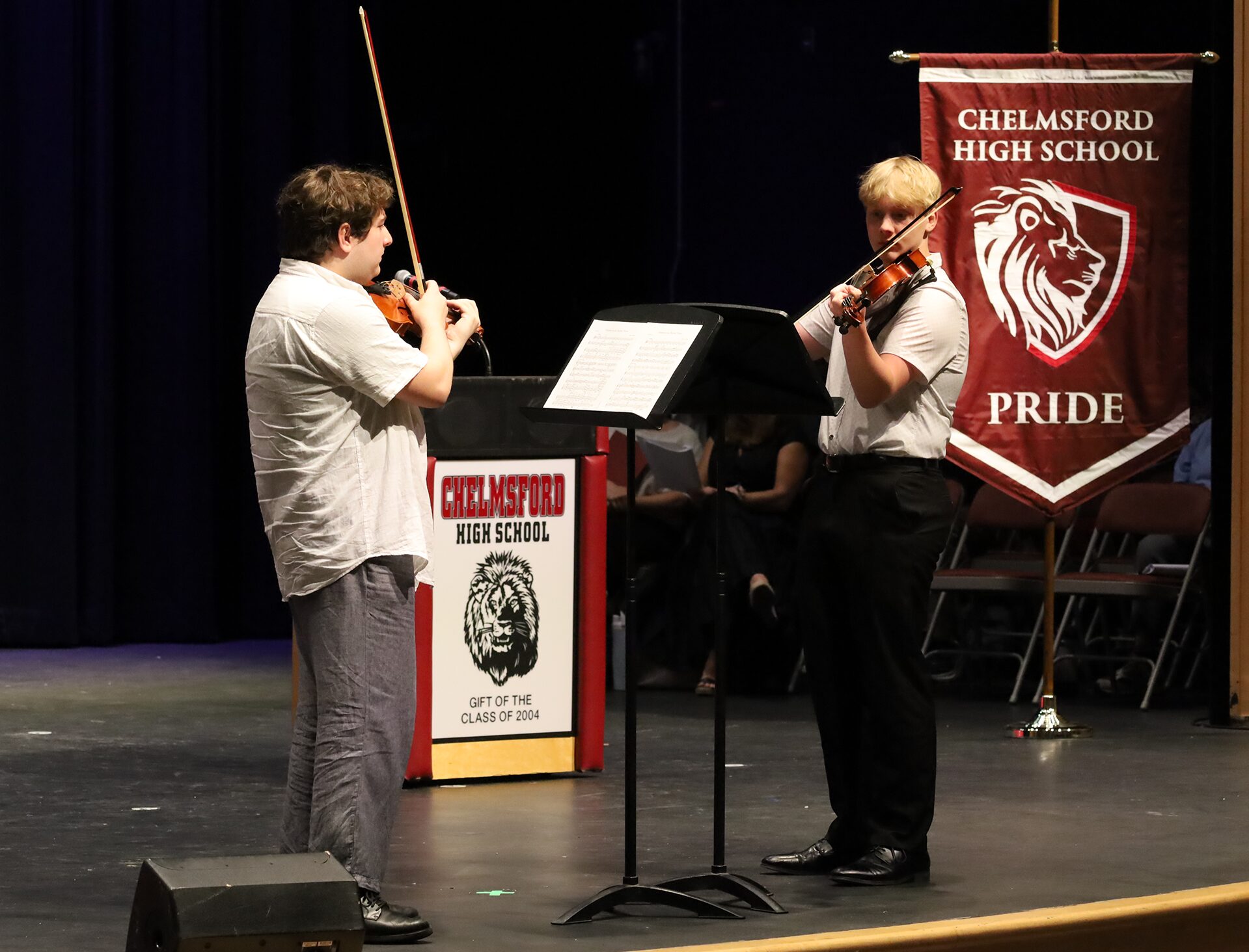 Members of Chelmsford High School's Class of 2026 are celebrated during Senior Awards Night on Thursday, May 28.