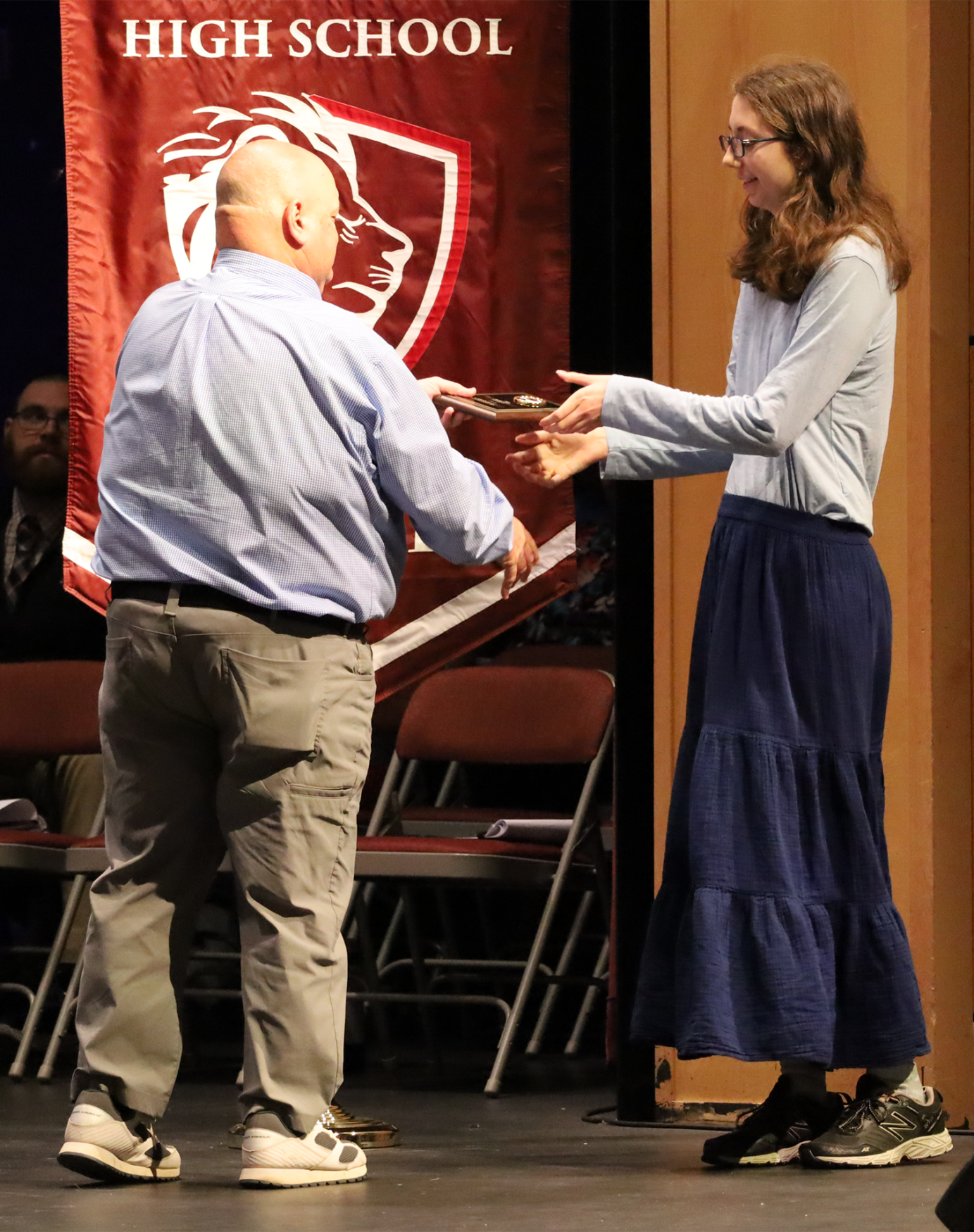 Members of Chelmsford High School's Class of 2026 are celebrated during Senior Awards Night on Thursday, May 28.
