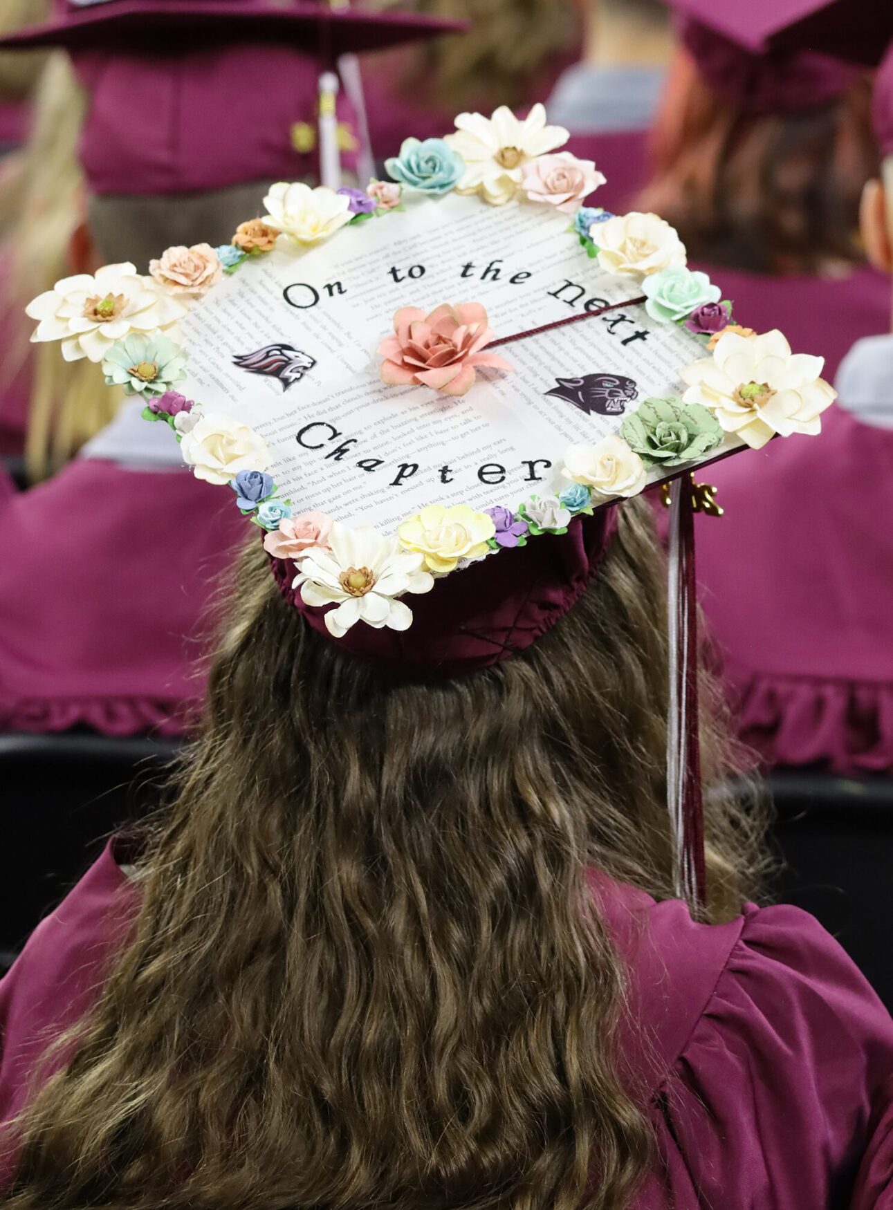 Next Chapter One of the many decorated mortarboards at Chelmsford High School's Graduation Ceremony on June 6, 2026.