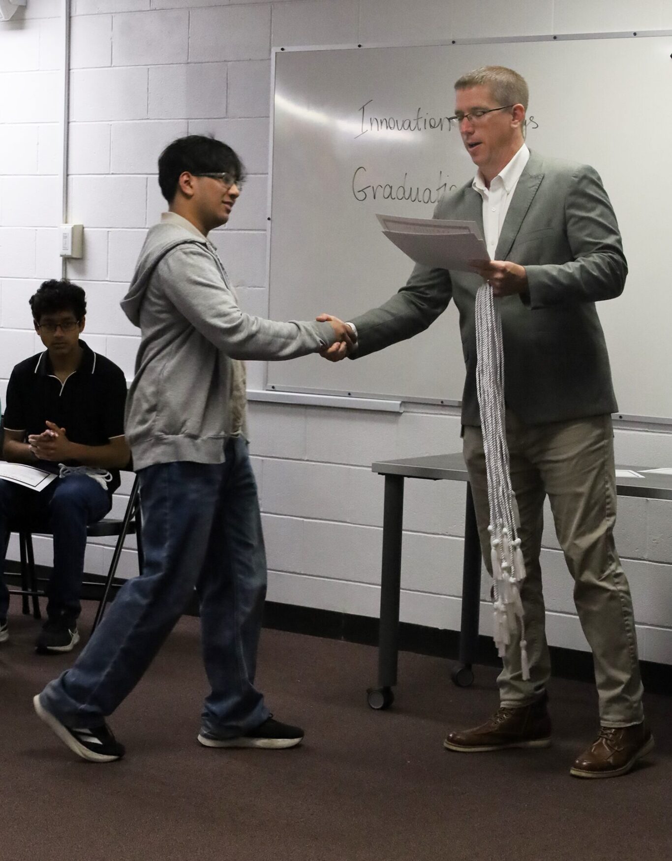Shivansh Badola was one of 18 students who participated in the Chelmsford High School Innovation Pathways Graduation Ceremony on Thursday, May 28, 2026.