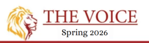 The Banner for the Spring 2026 edition of The Voice - The Student Newspaper of Chelmsford High School