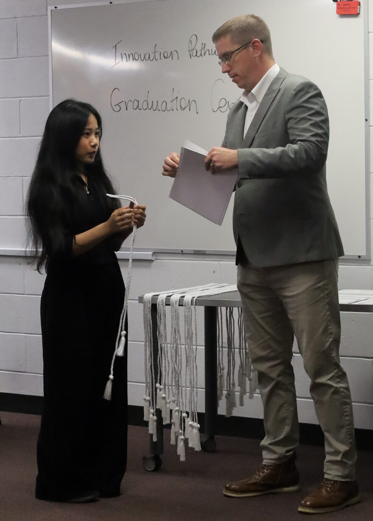 Yashika Dhimal was one of 18 students who participated in the Chelmsford High School Innovation Pathways Graduation Ceremony on Thursday, May 28, 2026.