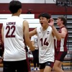Chelmsford’s Ridty Tauch, right, was named the MVC’s Div. 1 boys volleyball Player of the Year.