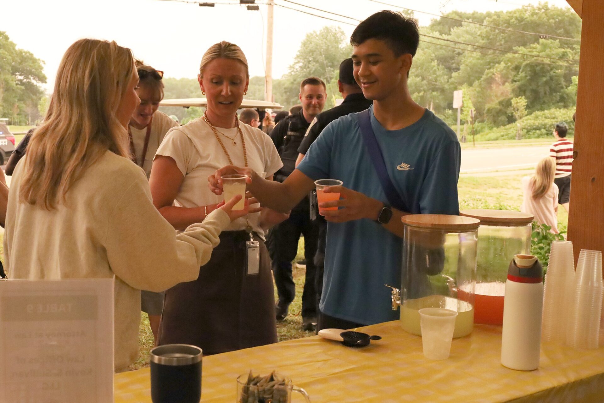 IMG_1572 This summer, members of Chelmsford High School’s PAVE program have been spending their Extended School Year honing valuable life skills by operating a lemonade stand.