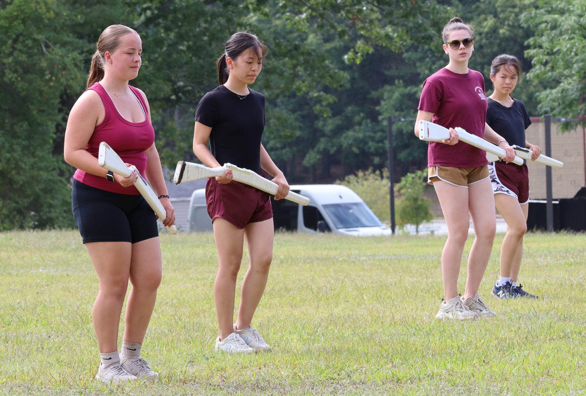 The Chelmsford High Marching Band performs during the 2026 preview show on Thursday, Aug. 27.