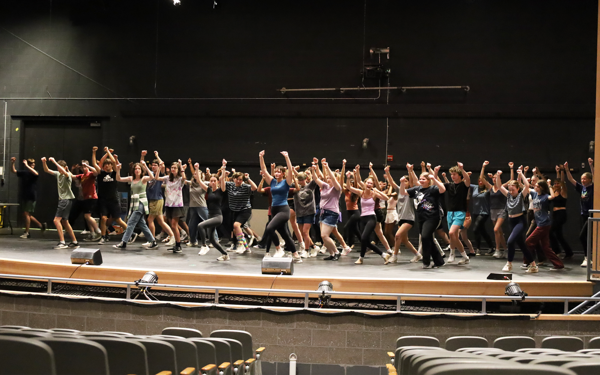 Dance auditions for CHS Theatre Guild's production of "Newsies" were held on Wednesday, Sept. 9, 2026.