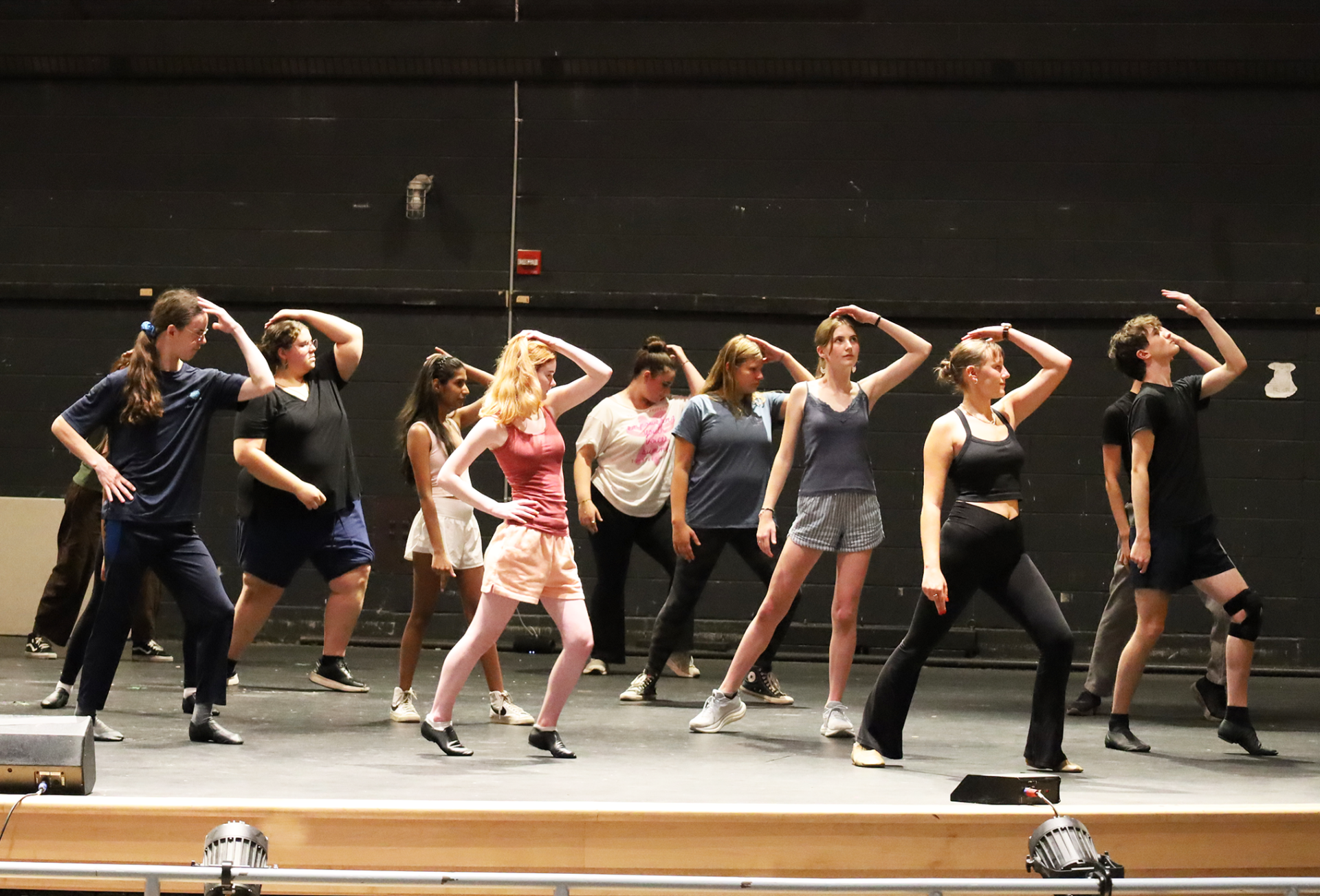 Dance auditions for CHS Theatre Guild's production of "Newsies" were held on Wednesday, Sept. 9, 2026.
