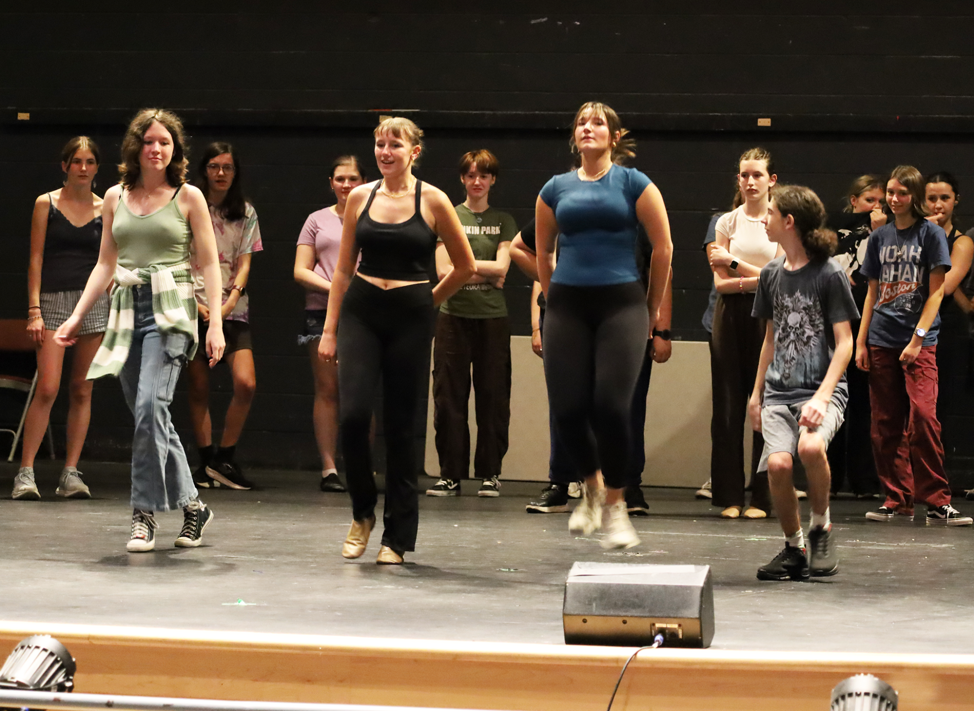 Dance auditions for CHS Theatre Guild's production of "Newsies" were held on Wednesday, Sept. 9, 2026.