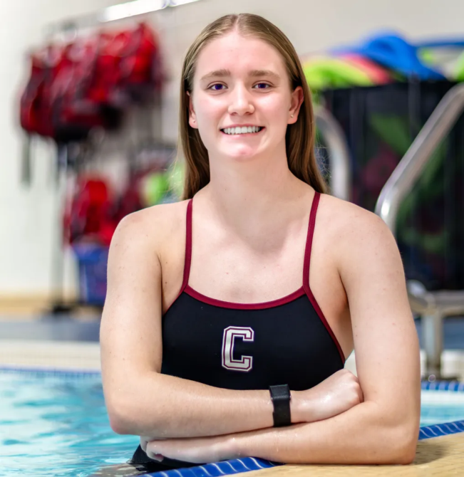 Chelmsford High senior and girls swimming captain Nora Williamson is having another fantastic season in the pool.